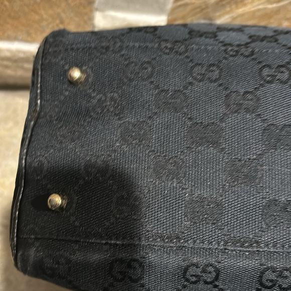VINTAGE Gucci shoulder/tote bag with horsebit detail in VG used condition - Picture 14 of 15